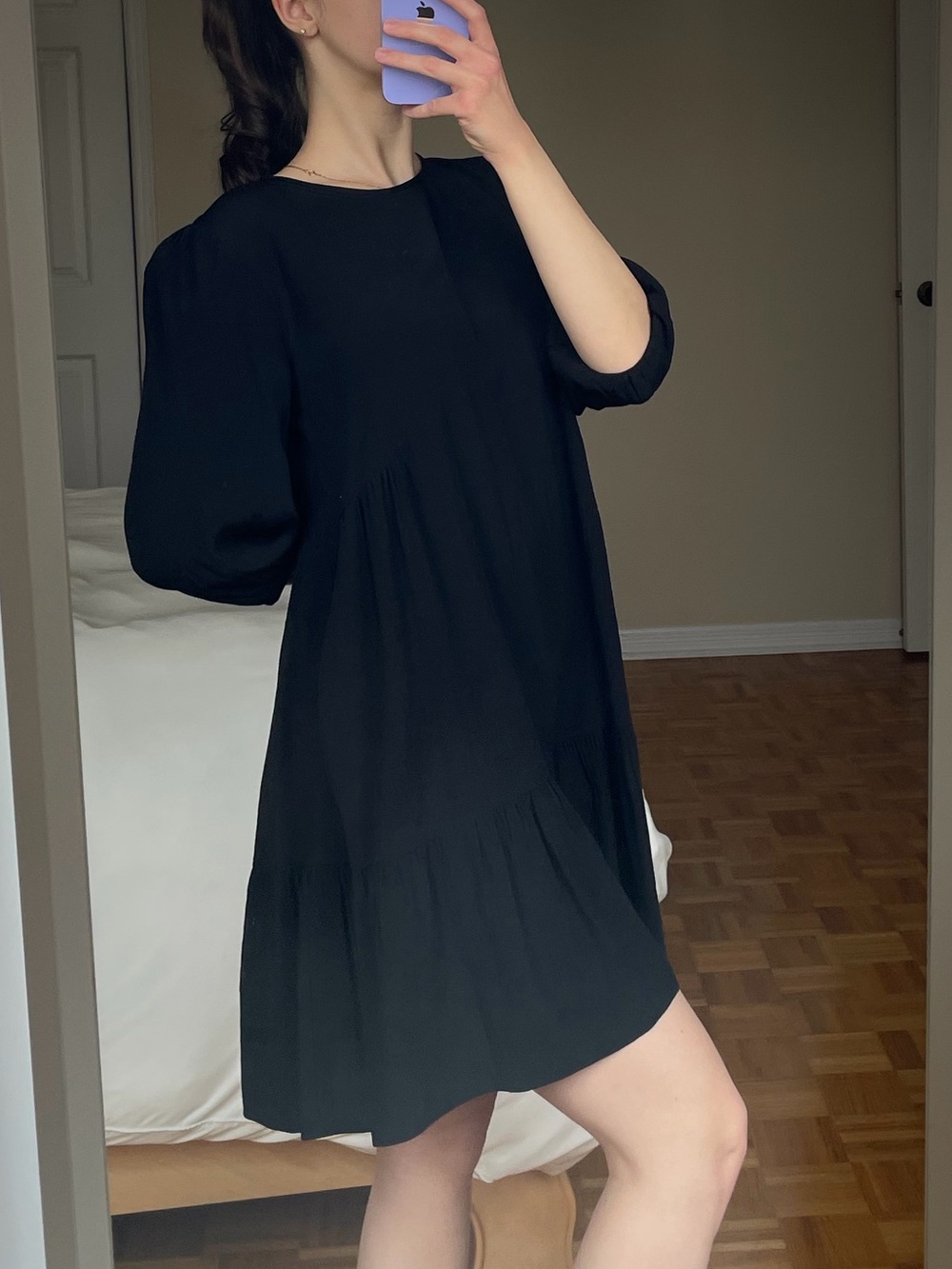 Wilfred Black Mini Dress